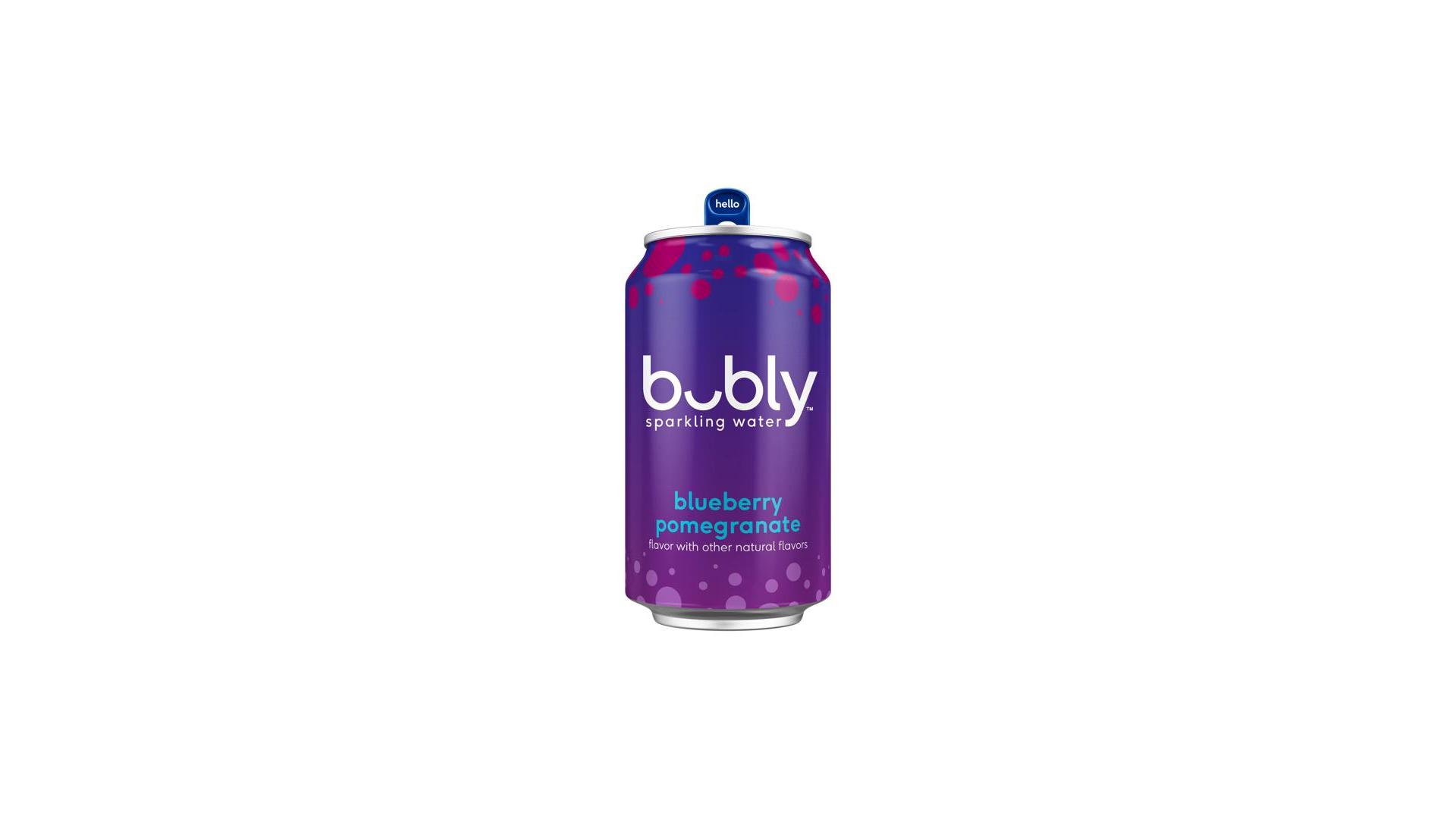 Bubly Blueberry Pomegranate - 12 fl oz