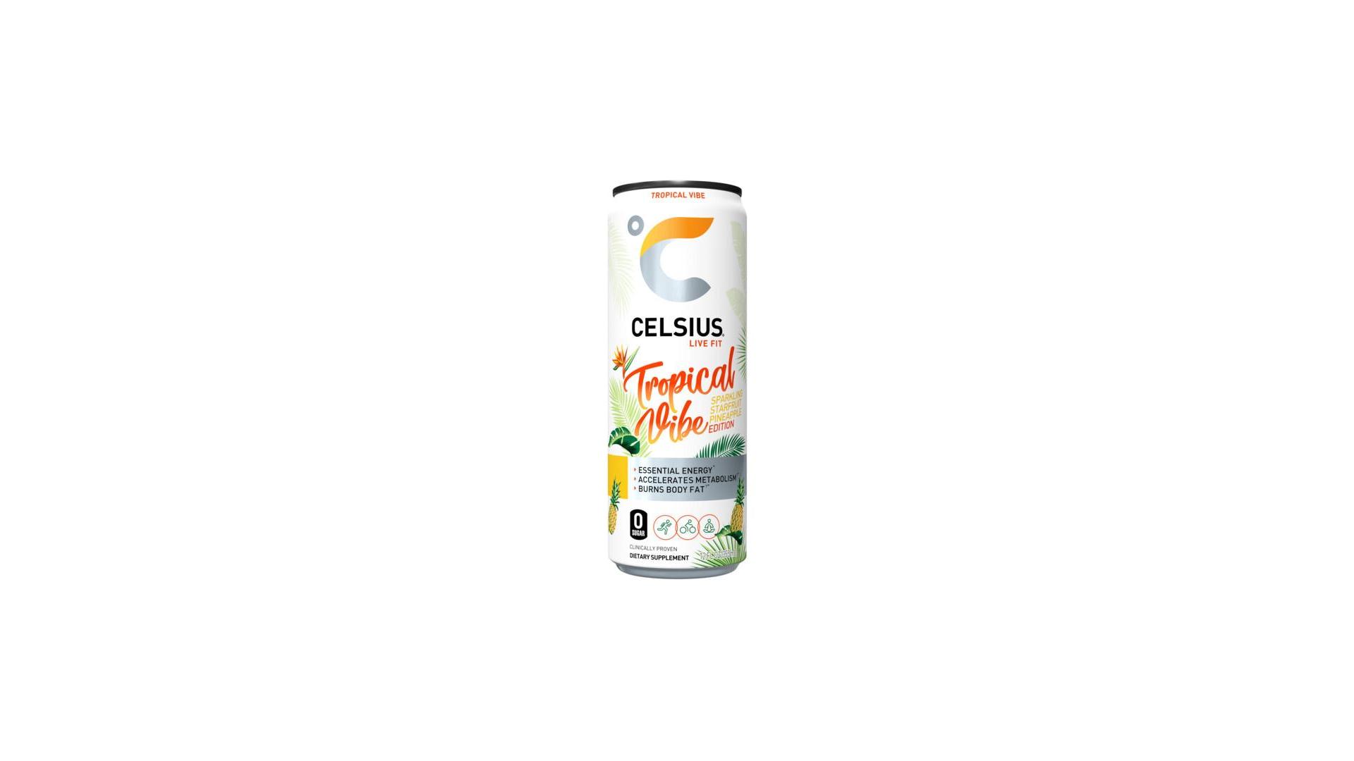Celsius Tropical Vibe - 12 oz Can