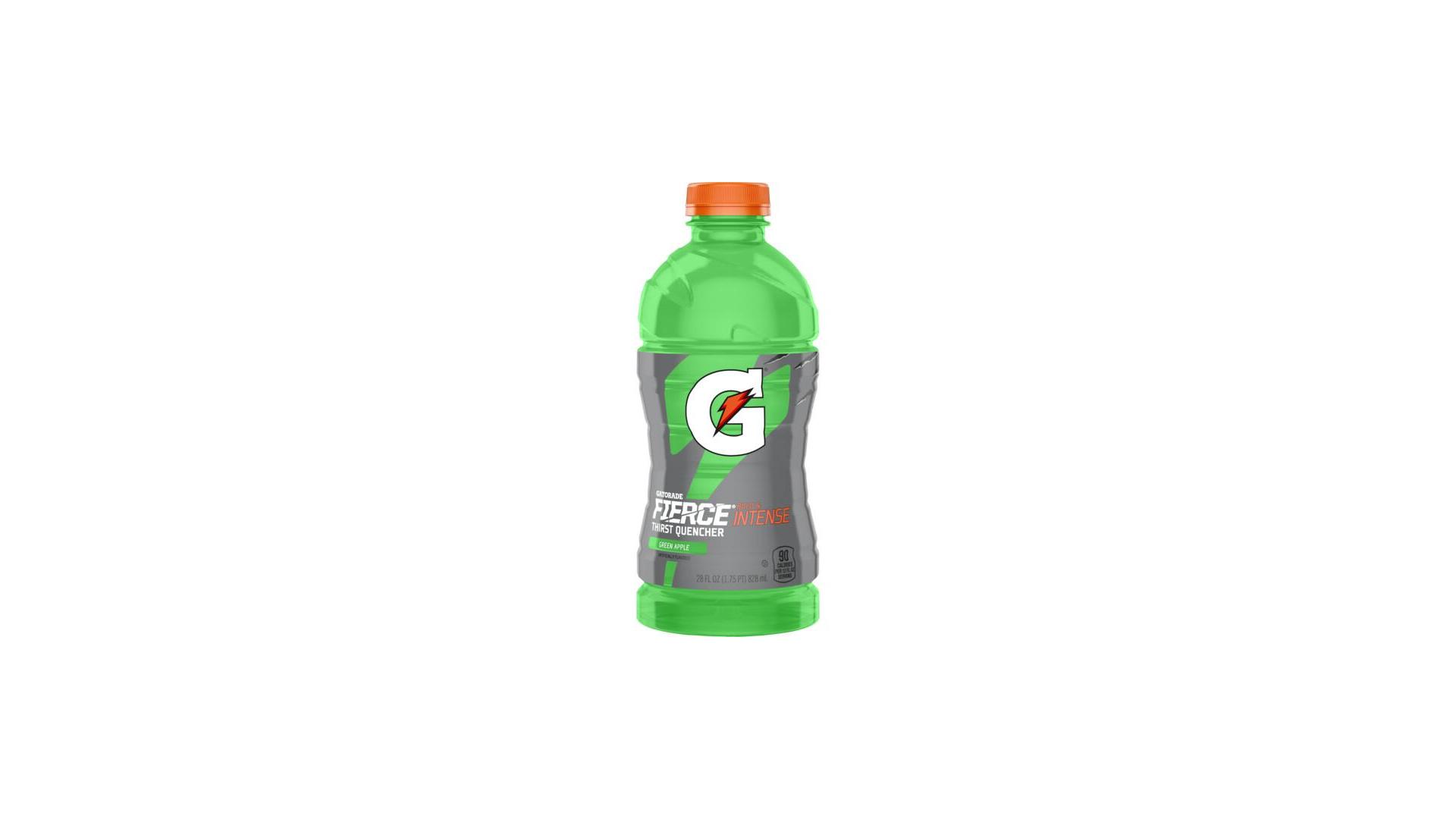 Gatorade Fierce Thirst Quencher Green Apple - 28 oz Bottle