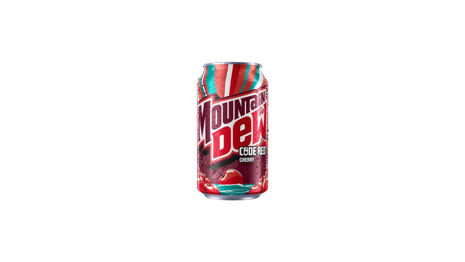 Mountain Dew Code Red Cherry- 12 oz can