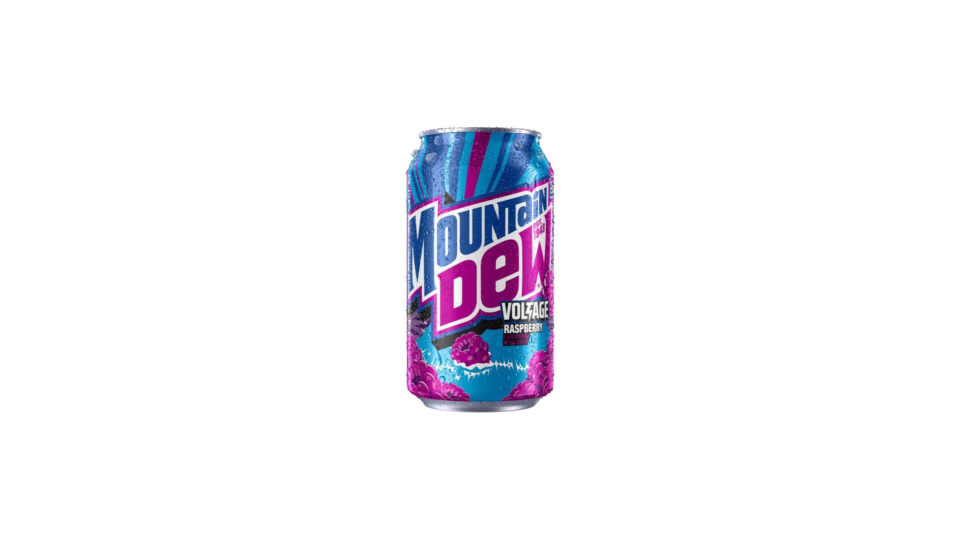 Mountain Dew Voltage Raspberry - 12 oz can