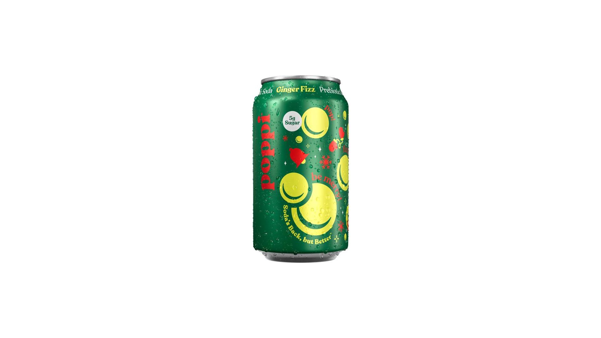 Poppi Holiday Ginger Fizz 12oz