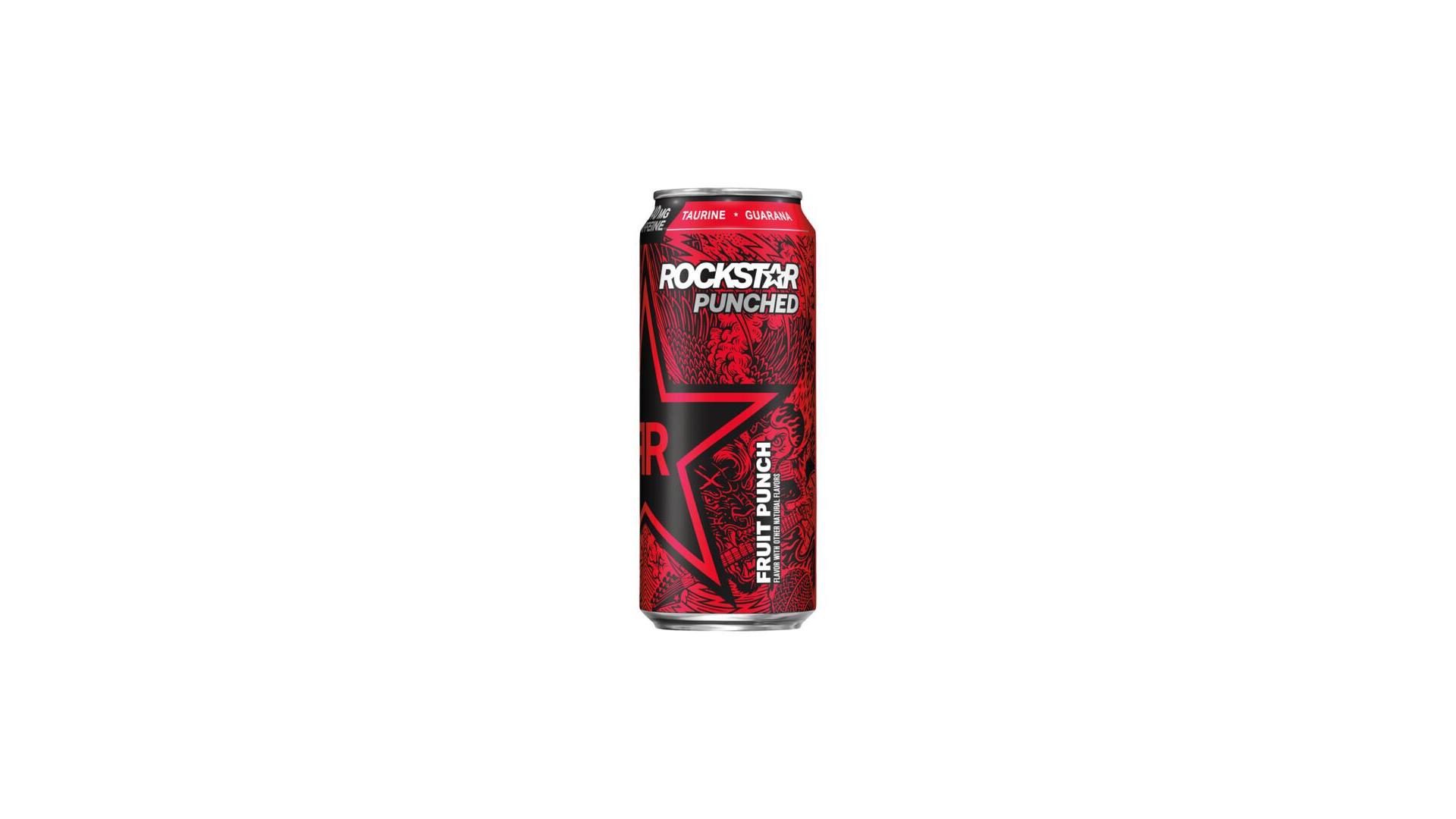 Rockstar Punched Fruit Punch - 16 oz Can