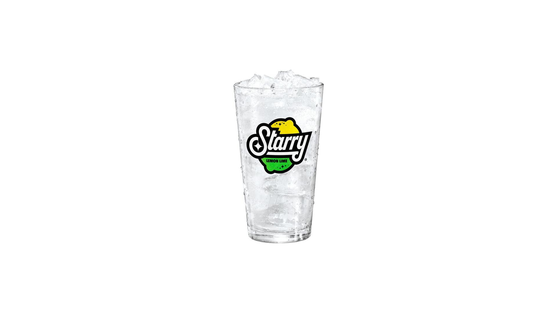 Starry Lemon Lime - Glass Fountain Cup