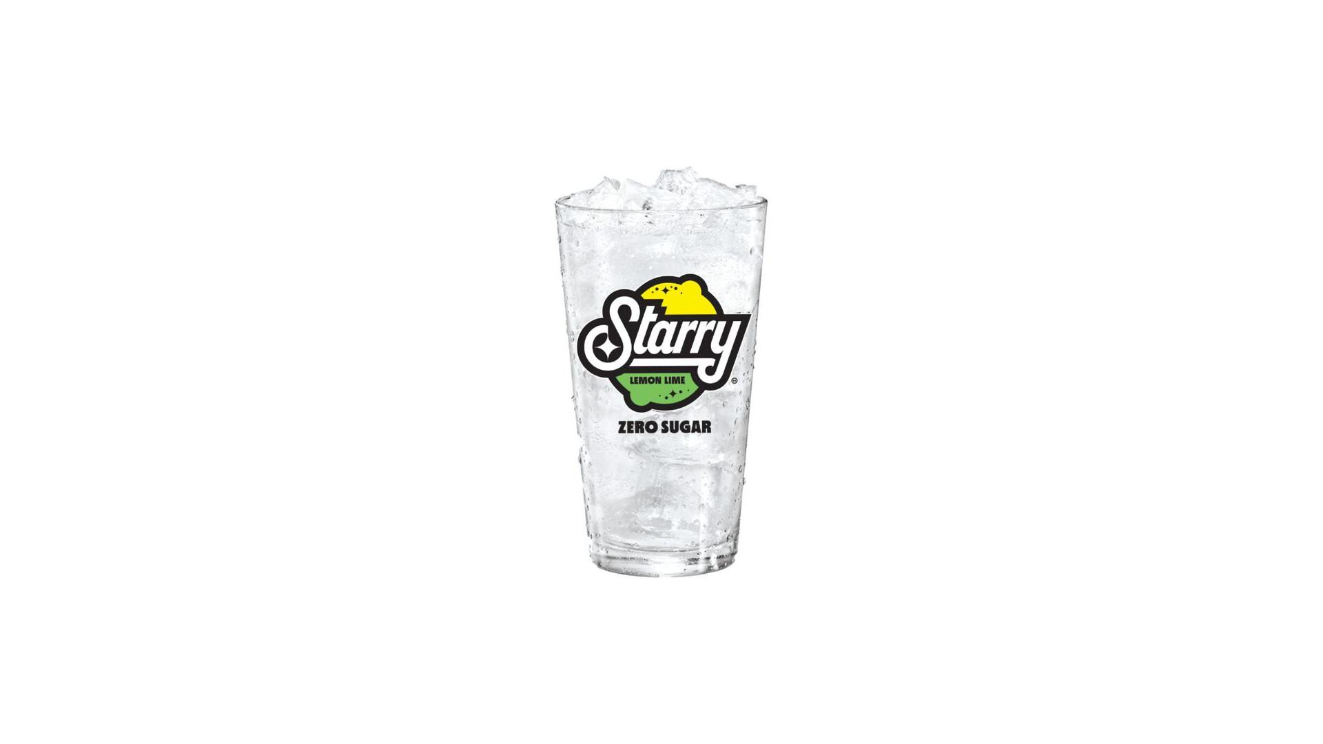 Starry Lemon Lime Zero Sugar - Glass Fountain Cup