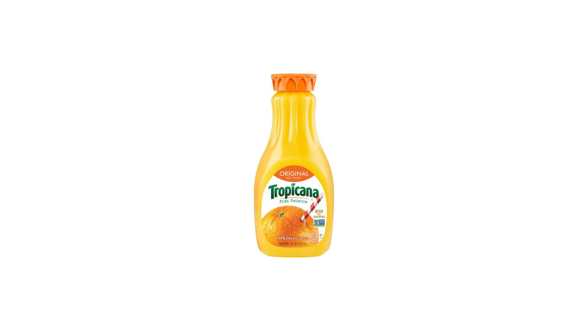 Tropicana Orignal No Pulp - 52oz Bottle